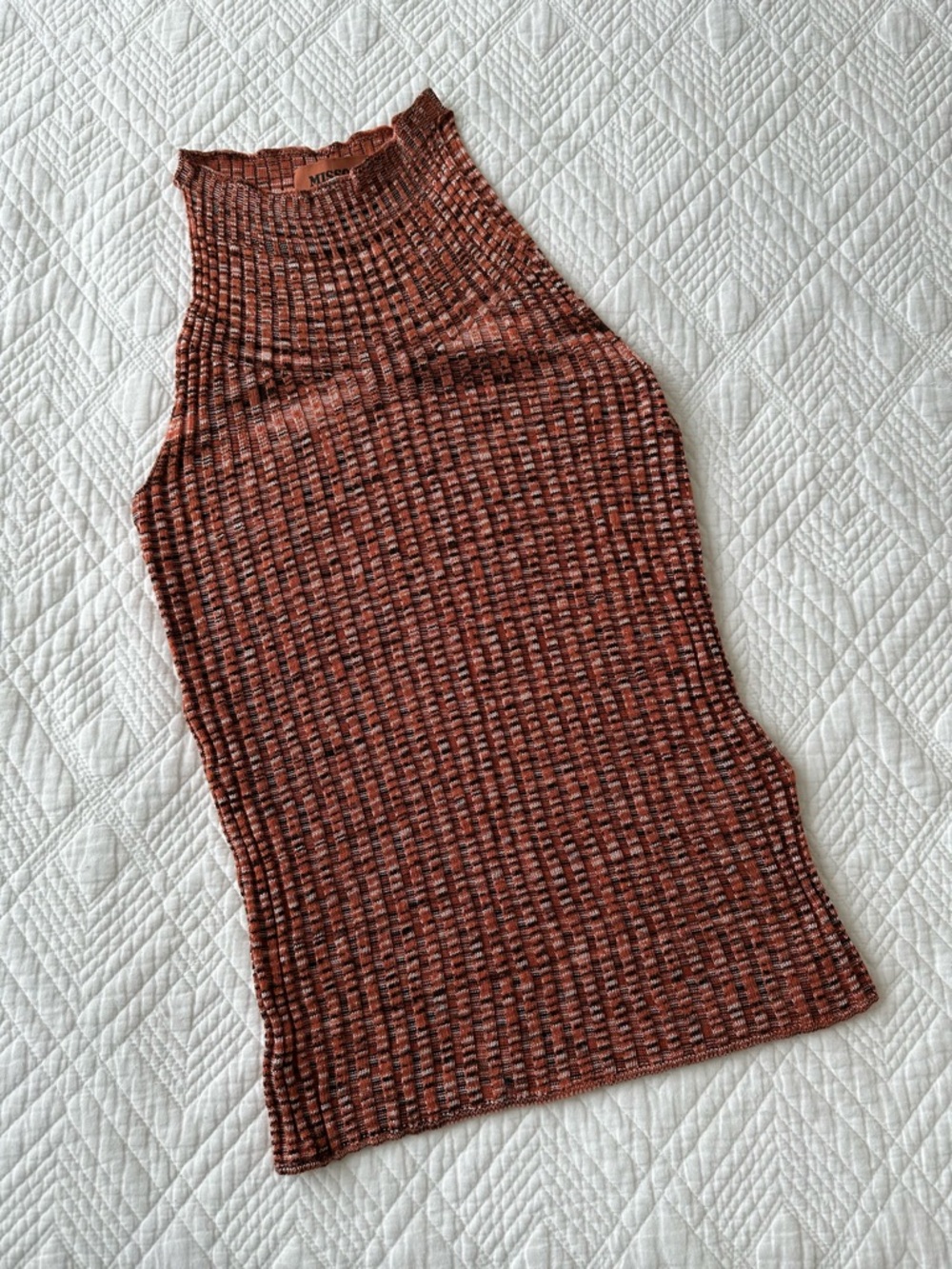 Missoni Ribbed Halter Top